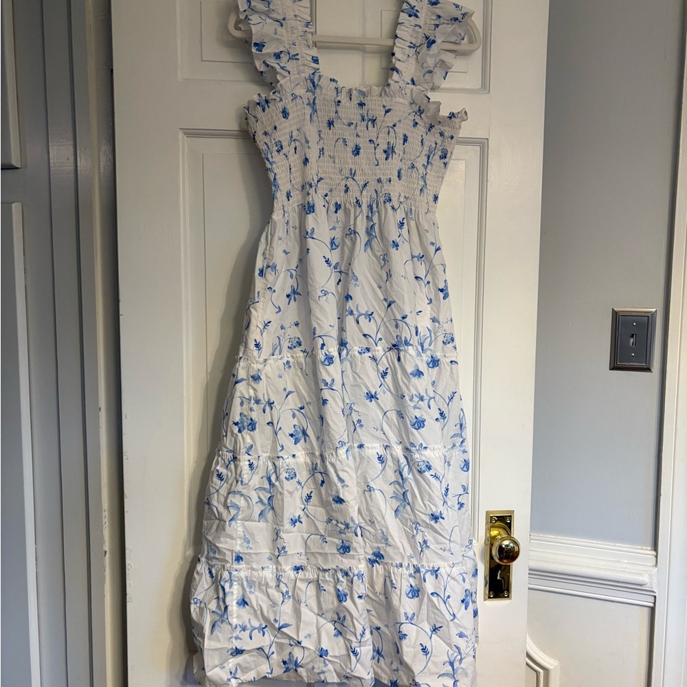 Hill House Blue Botanical Ellie Nap Dress - Picture 2 of 7